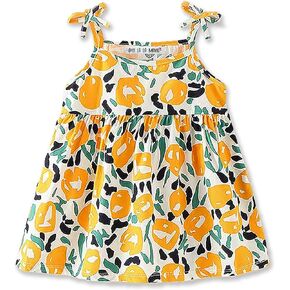 Toddler Girl Summer Cotton Dress Age 1 to 6 Cute Floral Fruity Colorful Print in Saudi Arabia