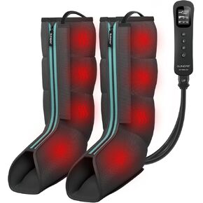 QUINEAR Leg Massager for Circulation and Pain Relief, Heating Leg Compression Massager with 3 Modes, Foot and Calf Massager with 3 Intensities 3 Heats - Gift for Mom and Dad in Kuwait