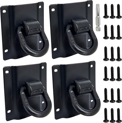 4 Pack Heavy Duty Truck Bed Tie Down Anchors Fit for Ford F150 F250 F350 2015-2025, Bed Down Tie Anchors Replace FL3Z-99000A64-B & FL3Z-9928408-AB in Saudi Arabia