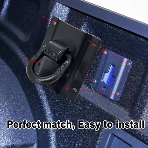 4 Pack Heavy Duty Truck Bed Tie Down Anchors Fit for Ford F150 F250 F350 2015-2025, Bed Down Tie Anchors Replace FL3Z-99000A64-B & FL3Z-9928408-AB in Saudi Arabia