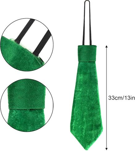 4 قطع زي حفلة عيد القديس باتريك، إكسسوارات باللون الأخضر الأيرلندي لتزيين يوم القديس باتريك مع قبعة وربطة عنق لحية القوس in Kuwait