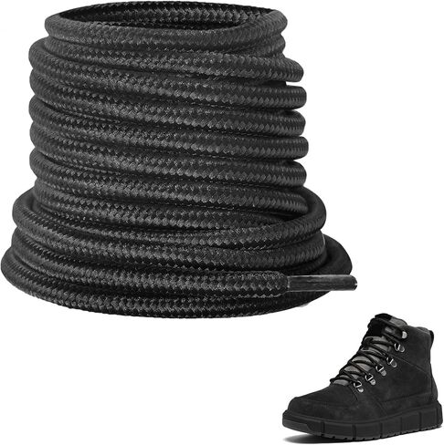 4.5MM Boot Laces for Sorel Caribou Snow Winter Boots, Heavy Duty Shoelaces Strings Replacement Laces Working Walking in Saudi Arabia