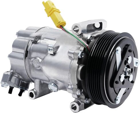 ضاغط مكيف الهواء مع قابض مناسب لسيارة Cooper 2007-2016 1.6L، Cooper 2014-2015 1.5L، Cooper 14-15 2.0L، Cooper Countryman 11-16 1.6L، Cooper Paceman 13-16 1.6L، OE استبدال 98581 64529223392 in Saudi Arabia