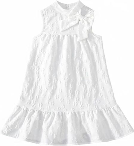 Kids Little Girl Clothes Sleeveless A Line Swing Midi Dress Toddler Casual Dresses Summer Outfits Sundress in Saudi Arabia