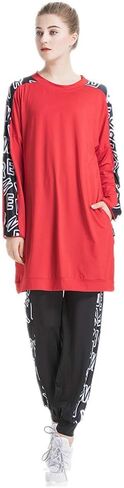 Modest Tracksuits Set Jumper Hoodie Sportswear Jogging Suits for Women Sweatshirt Sets in Saudi Arabia