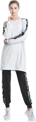 Modest Tracksuits Set Jumper Hoodie Sportswear Jogging Suits for Women Sweatshirt Sets in Saudi Arabia