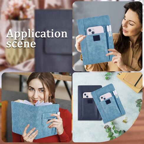 CRASPIRE 2 لون غلاف الكتاب بو الجلود للماء كتاب كم سماوي أسود قابل لإعادة الاستخدام حامي الكتاب للأغلفة الورقية أغلفة دفتر مع جيوب القلم لمحبي الكتب هدايا زملاء الدراسة 6.1 × 8.54 بوصة in Saudi Arabia