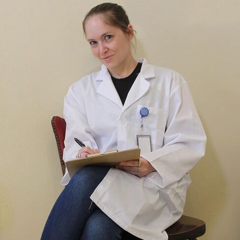 Lab Coat for Woman,White Doctor Costume for Adults, Long Sleeve Unisex Science Medical Coat in Kuwait