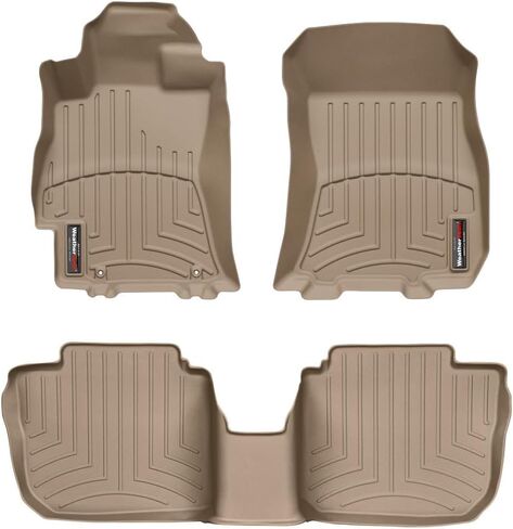 Weathertech Custom Fit FloorLiners for Subaru Legacy, Outback, 1st & 2nd Row (44259-1-2), Black in Saudi Arabia