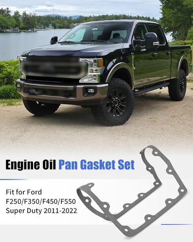 Engine Oil Pan Gasket Set OS 30843 Fit for Ford F-250 F-350 F-450 F-550 Super Duty 6.7L Diesel 2011-2022, Replacement OS30843 BC3Z6695B in Saudi Arabia