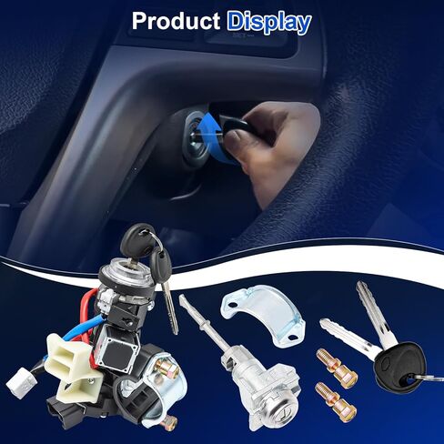 Ignition Lock Switch for 2017-2020 Hyundai Elantra, OE Replaces 81905F2230 81905 F2230 Ignition Lock Cylinder Housing Assembly with 2 Keys in Saudi Arabia