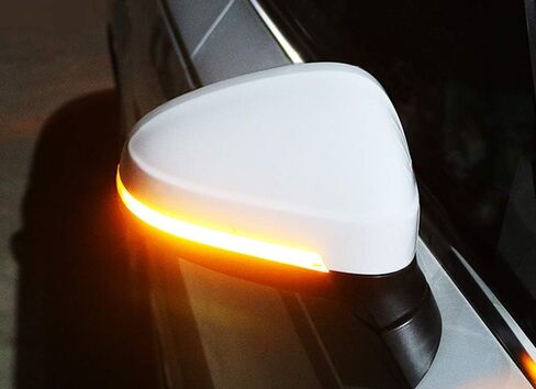 iJDMTOY Smoked Lens Dynamic Sequential Blink LED Side Mirror Turn Signal Light Strip Assembly Compatible With Audi B8.5 A4 A5 S5, 8P A3, etc in Saudi Arabia