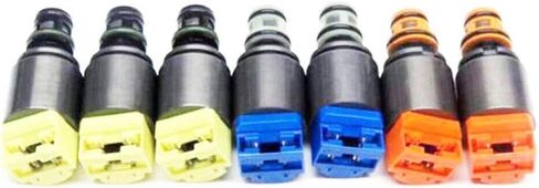 Transmission Solenoid Kit 1068298046 6HP21 6HP28 7PCS Compatible With 128i 135i 335i 550i 650i X1 X5 X6 Z4 S5 Q5 A4 LR4 in Kuwait