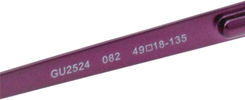 إطار نظارة GU2524 من جيس - إطار بنفسجي غير لامع، قطر العدسة 49 ملم GU252449082 in Saudi Arabia