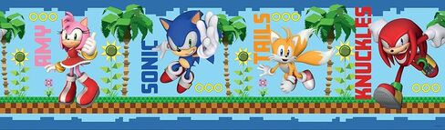 ملصق حدود لشخصيات RoomMates Sonic The Hedgehog Green Hill، RMK1338BD in Saudi Arabia