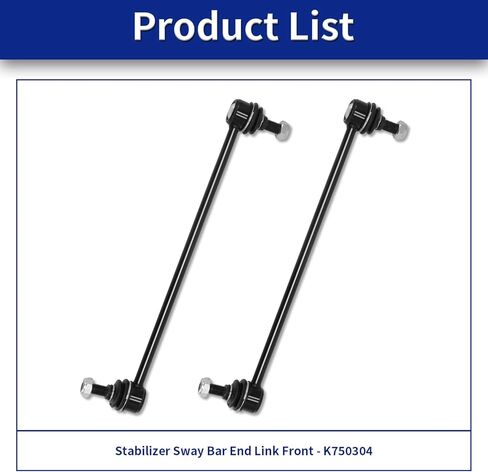 K750304 Front Sway Bar Link Stabilizer End Link Suspension Kit Compatible with 2005-2017 Honda Odyssey 3.5L V6 in Saudi Arabia