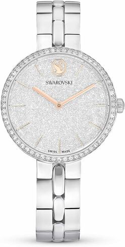 Swarovski Cosmopolitan Watch, Swiss Made, Metal Bracelet, Silver Tone, Stainless Steel in Saudi Arabia