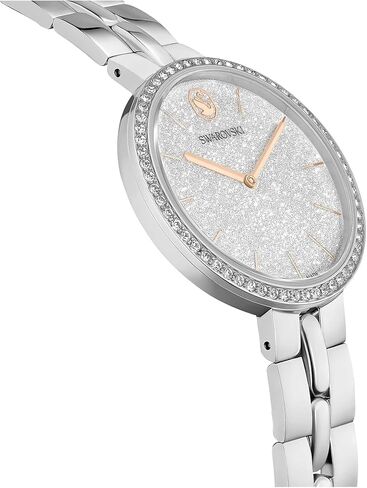 Swarovski Cosmopolitan Watch, Swiss Made, Metal Bracelet, Silver Tone, Stainless Steel in Saudi Arabia