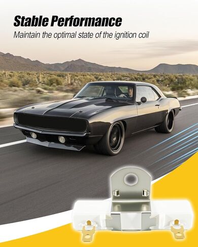 مقاوم ملف الإشعال 1.8 أوم مناسب لسيارة Chevy Bel Air Nomad 1955-1957 Camaro 1967-2002 Corvette 1963-1967 Impala 1958-1966 GMC Truck 1956-1966 استبدال 19017084 F1104 in Saudi Arabia