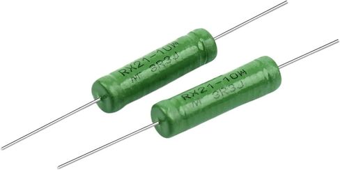 10Pcs RX21 10W Wire Wound Resistance 5% 1R 10R 12R 15R 20R 22R 51R 56R 100R RX21-10W Speaker Crossover Wire Winding Resistor(22R) in Saudi Arabia