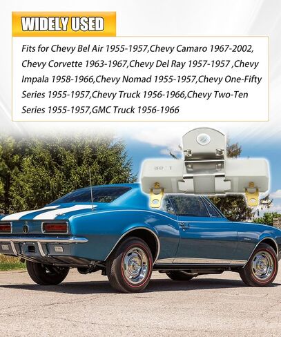 F1104 (19017084) 1.8 ohms Ignition Coil Resistor compatible with Chevy models, for Camaro 1967-2002, for Corvette 1963-1967, for Del Ray 1957-1957, for Impala 1958-1966, for Nomad 1955-1957 etc in Kuwait