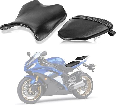 PLSER Front Rider Driver Rear Passenger Seat Pillion Cushion Seat for YZF R6 2008-2016 in Saudi Arabia