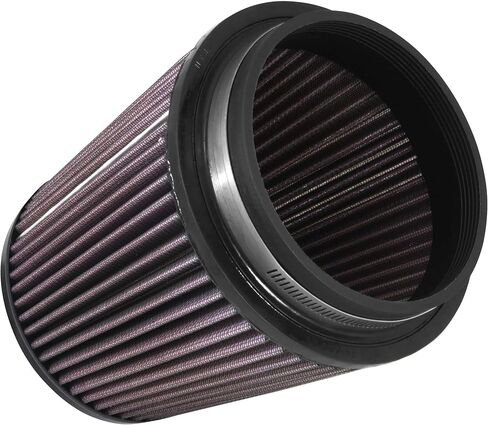 K&N Universal Clamp-On Air Intake Filter: High Performance, Premium Washable, Replacement Filter: Flange Diameter: 4.5 In, Filter Height: 4.5 In, Flange Length: 0.625 In, Shape: Round Tapered, RU-1005 in Saudi Arabia