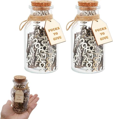 2 حزمة جرة الملاعين هدية تململ، الملاعين لإعطاء الجرار ديكور المنزل، اللعنة الخشبية مضحك في جرة مزاج سيئ تنفيس مكتب الملحقات مكتب للعمل عيد الميلاد عيد الحب in Kuwait