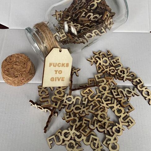 2 حزمة جرة الملاعين هدية تململ، الملاعين لإعطاء الجرار ديكور المنزل، اللعنة الخشبية مضحك في جرة مزاج سيئ تنفيس مكتب الملحقات مكتب للعمل عيد الميلاد عيد الحب in Kuwait