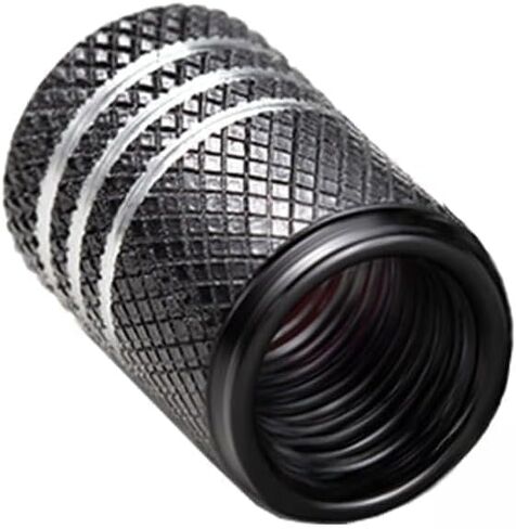 غطاء غطاء ساق صمام الإطار لسيارة Mercedes Benz AMG Series حزام O-Ring Seal مقاوم للتآكل، غطاء هوائي ساق صمام الإطارات 4 عبوات باللون الأسود in Kuwait