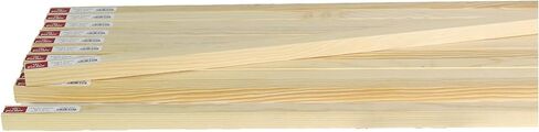 Good Wood by Leisure Arts - Square Dowel, 12"x1/2" Purple 5pc, Pine Wood, Pine Wood Strips, Pine Wood Sticks, Hobby Wood, Wood Pieces for Crafting, Square Dowels in Saudi Arabia