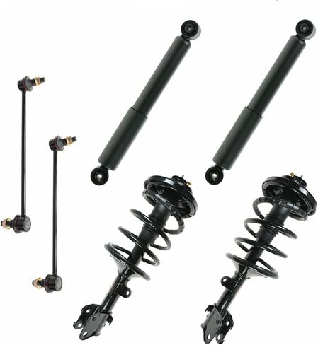 6-pc Strut Spring Shock Absorber Sway Bar End Kit Compatible with 1999-2004 Honda Odyssey in Saudi Arabia