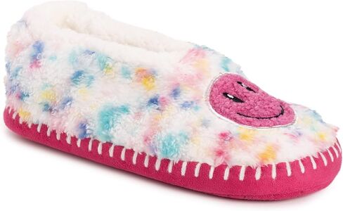 MUK LUKS Women's Sherpa Smiley Ballerina Slipper in Saudi Arabia