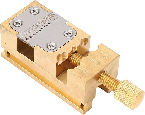 Watch Repair Vise Clamp for Jewelers - Pointer Tube and Wheel Holder Tool, 0.2-1.5mm Hole Diameter, Copper Construction for Home Watches Maintenance in Saudi Arabia