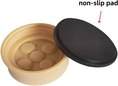 1PC 5-in-1 Plastic Watch Oil Cup with Dust-Free Cover & Non-Slip Pad Grease Tray Container for Watch Repair in Kuwait