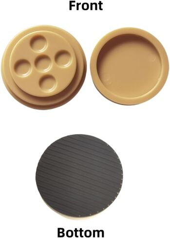 1PC 5-in-1 Plastic Watch Oil Cup with Dust-Free Cover & Non-Slip Pad Grease Tray Container for Watch Repair in Kuwait