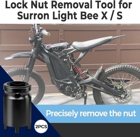 2Pcs Lock Nut Removal Tool for Surron, 4-pin Spanner Repair Tool for Surron Light Bee X/S, Segway X160/X260, Electric Dirt Bike Jackshaft Tool for Surron in Kuwait