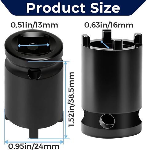 2Pcs Lock Nut Removal Tool for Surron, 4-pin Spanner Repair Tool for Surron Light Bee X/S, Segway X160/X260, Electric Dirt Bike Jackshaft Tool for Surron in Kuwait