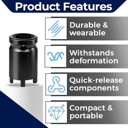 2Pcs Lock Nut Removal Tool for Surron, 4-pin Spanner Repair Tool for Surron Light Bee X/S, Segway X160/X260, Electric Dirt Bike Jackshaft Tool for Surron in Kuwait