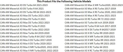 أداة إزالة حزام Tusk متوافقة مع Can-Am Maverick X3 DS Turbo 64 بوصة 2021-2025/X3 X RS 72 بوصة 2017-2024 in Saudi Arabia