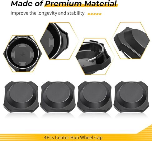 M MATI 4Pcs Center Hub Wheel Cap for Polaris RZR 1000 XP Premium Sport Ultimate 2024-2025 1525221-655 1525221-705 in Saudi Arabia