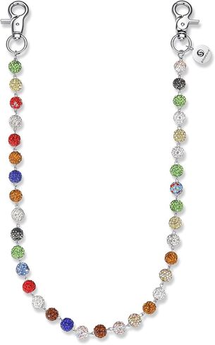 سلاسل سراويل محفظة مطرزة ملونة للرجال والنساء، سلسلة بوكيت جينز بطبقة واحدة للخصر in Kuwait