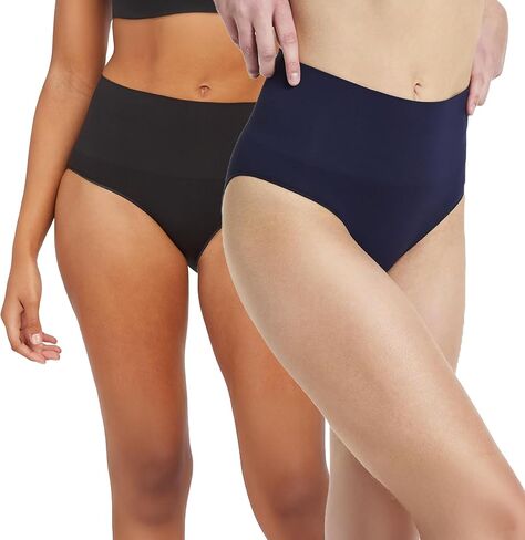 SPANX SPANXshape ملابس داخلية للتشكيل اليومي - ملابس داخلية للتحكم الأساسي - ملابس داخلية غير مرئية - تصميم سلس - أسود - ياقوتي داكن - M in Saudi Arabia