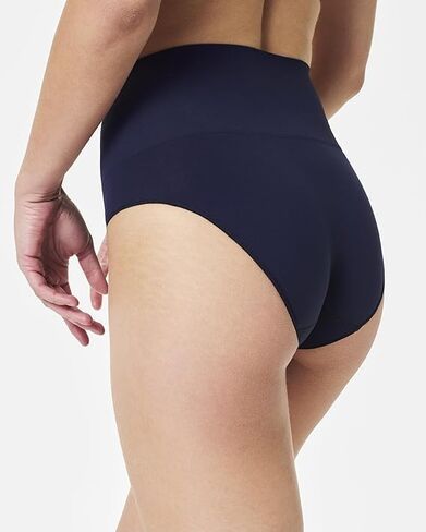 SPANX SPANXshape ملابس داخلية للتشكيل اليومي - ملابس داخلية للتحكم الأساسي - ملابس داخلية غير مرئية - تصميم سلس - أسود - ياقوتي داكن - M in Saudi Arabia
