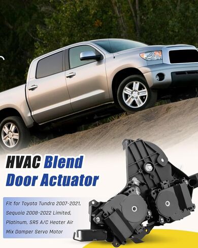 مشغل باب مزيج HVAC 87106-0C140 مناسب لسيارة Toyota Tundra 2007-2021، مناسب لـ Sequoia 2008-2022 Limited، Platinum، SR5 A/C سخان الهواء المثبط محرك مؤازر in Kuwait