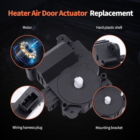 604-240 HVAC سخان مزيج باب المحرك جانب الركاب متوافق مع 2007-2015 Ford Edge Lincoln MKX يستبدل مشغل درجة الحرارة الرئيسي الأيمن 7T4Z19E616C in Saudi Arabia