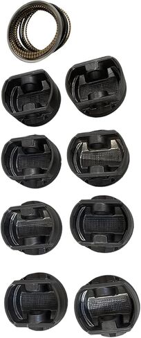 مجموعة حلقات المكبس المحسنة التي تعمل بالطاقة من Partsflow لـ 1999-2015 Ford E-350 Super Duty لـ 2003-2014 Ford E-150 لـ 2000-2003 Ford F-150 لـ 2004-2015 Ford E-450 Super Duty 5.4L V8 P5014 in Saudi Arabia