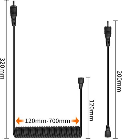 Magnetic Power Cord, Snowmobile Helmet Heated Shield Cord for Heated Most Electric Shields, Helmet, Visor Port in Kuwait