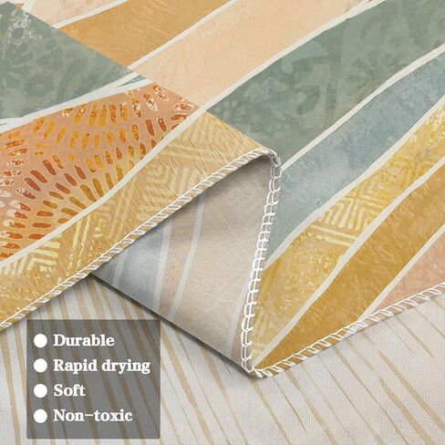 lifeel boho الشمس نسيج الجبل، خمر الحد الأدنى غروب الشمس هندسية البوهيمية الفن التجريدي المفروشات لغرفة النوم غرفة المعيشة، 36x48 بوصة in Kuwait