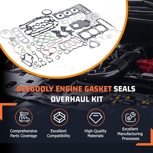 06E103148M طقم تصليح حشوات إصلاح المحرك مناسب لأودي A4 A6 3.2L V6 لاستبدال 06E103149M 06E103483G 06E103484G in Kuwait